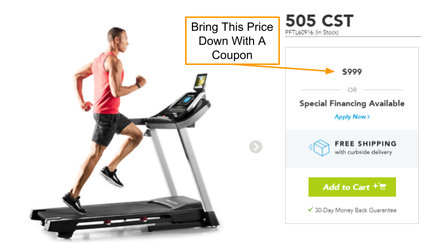 ProForm 505 CST Treadmill Coupon and Promo Code