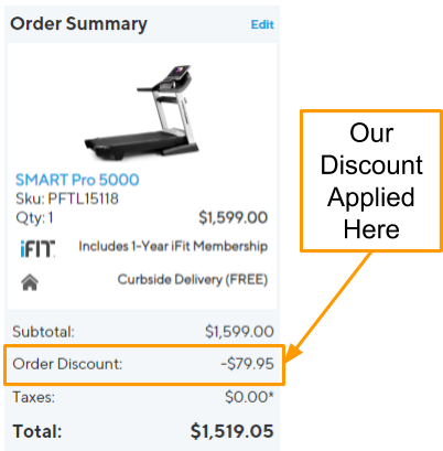 ProForm SMART Pro 5000 Checkout