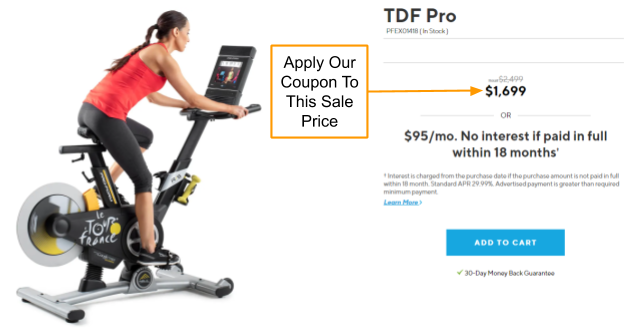 ProForm TDF Pro Bike Promo Code