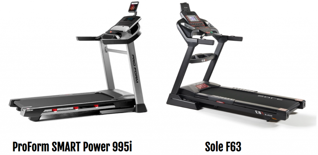 Sole Treadmill Comparison Chart