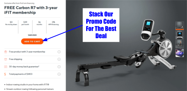 ProForm Carbon R7 Rower Promo Code