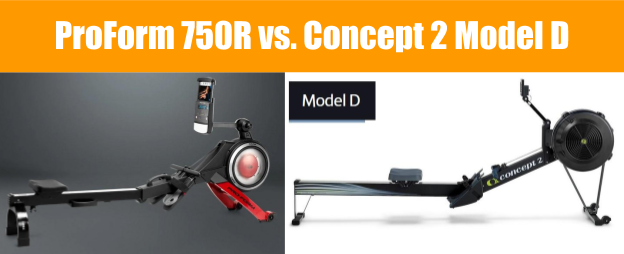 ProForm 750R Rower vs Concept2 Model D - Rower Comparison