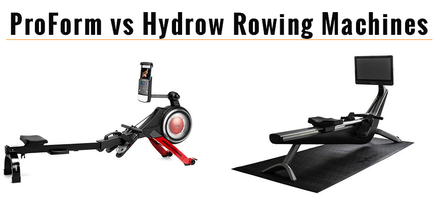 Proform Rowing Machine vs Hyrdrow - Rower Comparison