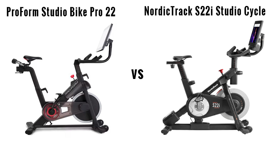 ProForm Studio Bike Pro 22 vs NordicTrack S22i