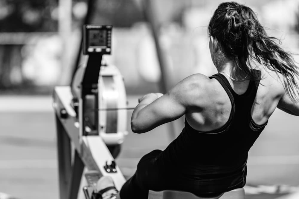 Athlete Rowing